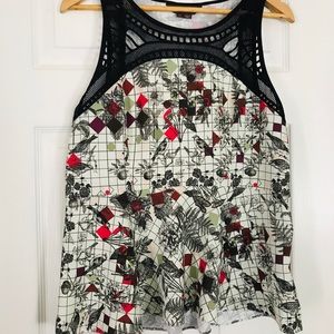 Anthropology peplum top size L